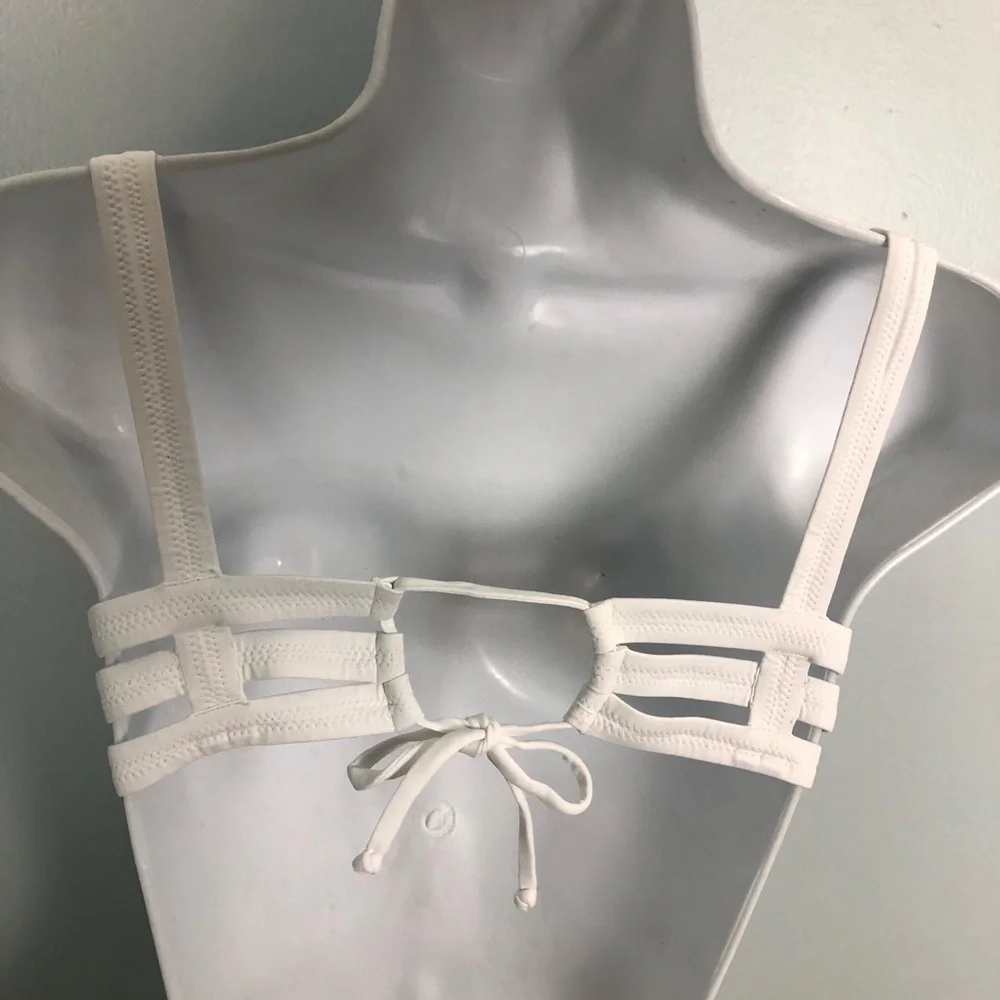 Letarte‎ White Bandage Bikini Top Sz. S